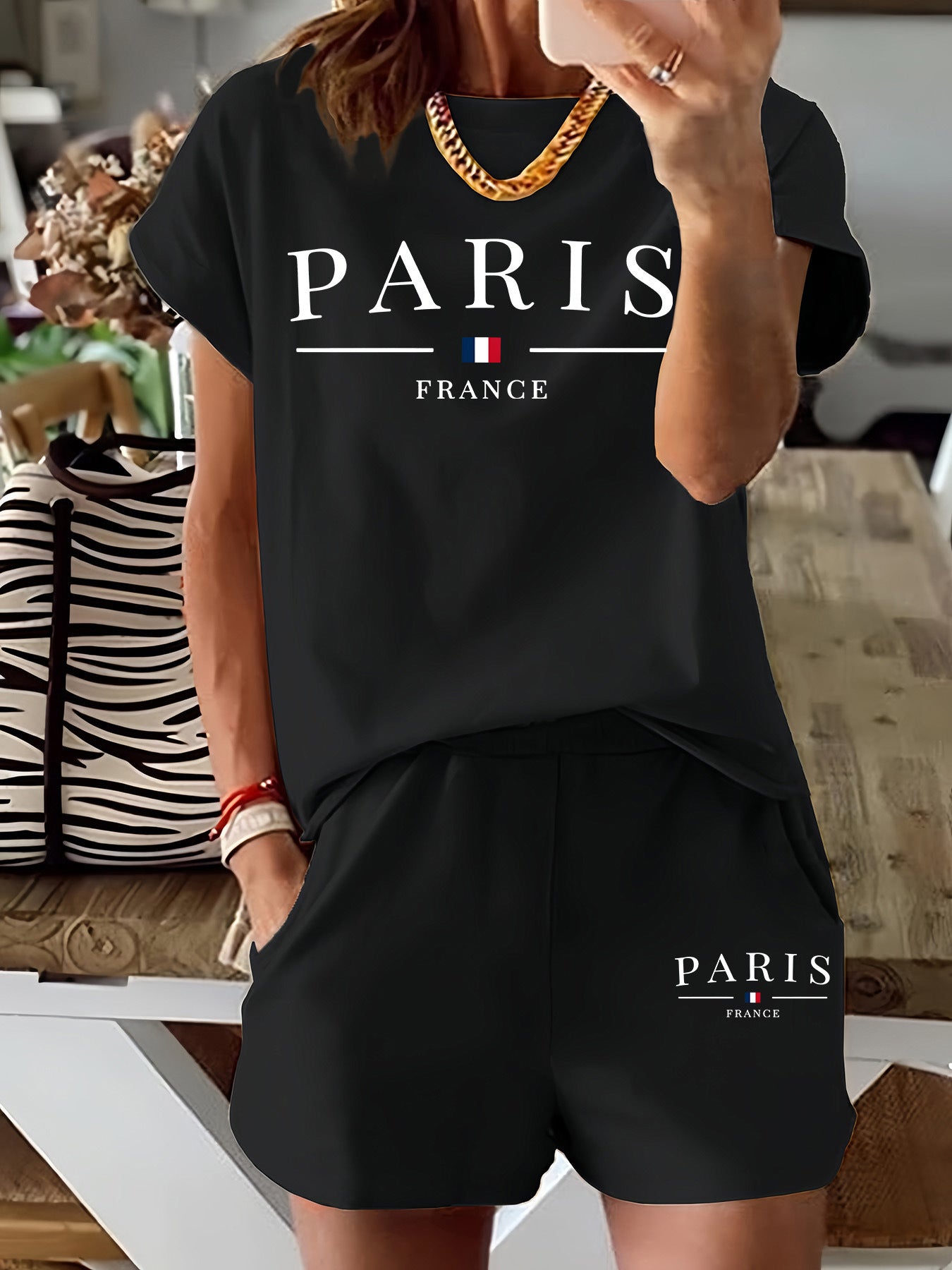 Fashion Comfort Printing Slimming Shorts Summer Casual Women's Clothing