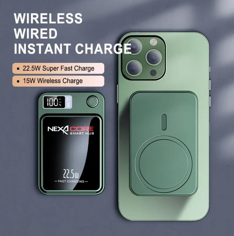 2025 10000mAh Wireless Magnetic Portable Power Bank 22.5w Magnetic Wireless Fast Charging Power bank