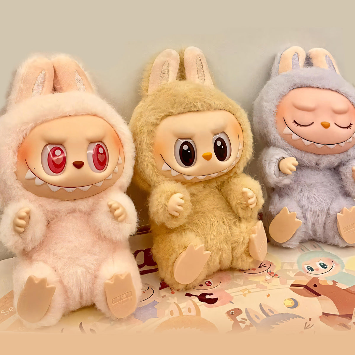 Blind Box LABUBU Plush Toys Original Keychain Doll. Blind Box
