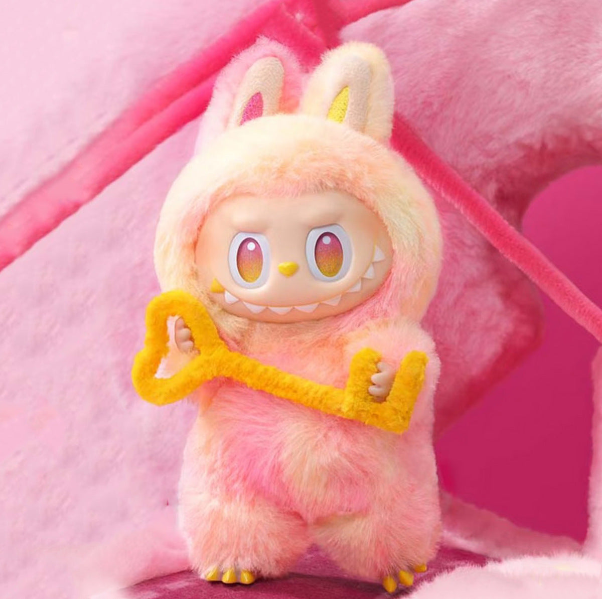 Originales Popmart the Monsters Exciting Macaron Plush Toys Mystery Boxes Labubu Doll Anime Action Figures Christmas Decorations